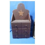 Wooden Knick Knack Display Case, Small Wooden