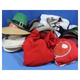 Various Hats, 2 Sweatshifrts,size L&More