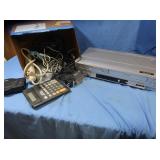 Emerson VHS Recorder/DVD&CD Player,works,no