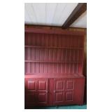 Large Wooden Hutch 72.25x14.75x79"-paint is