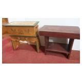 Decorative Wooden Bench/Storage