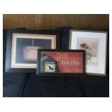 Framed Artwork by Mary Beth Baxter 24x20", by P.