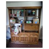 Large Wooden Shelf Unit 57.5x15.5x72.5"-NO Content