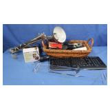Desk Lamp,Key Board,Circle Ruler,Fuji Mini Film
