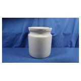 Vintage Crock w/lid 10"