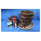 Wood Bucket,Wicker Basket,Circular Tray&more