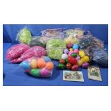 Crinkle Cut Paper Shreds,Various Colors&Plastic