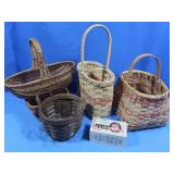 5 Wicker Baskets