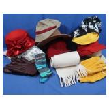 Variety of hats,scarves,gloves&more
