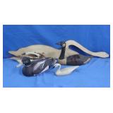 Various Wooden Geese Statues/Wall Hangings