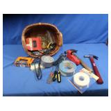 Basket of Tools(hammers,screwdrivers,duct