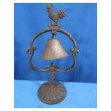 Cast Iron Rooster Dinner Bell