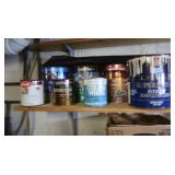 Shelf Contents-Paint&Polyurethane Cans