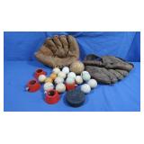 Baseball Gloves,Golf Balls,Dumbbell Weight