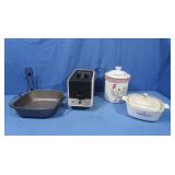 Anchor Hocking Baking Pan, Corningware Covered