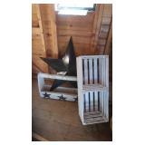 Outside Decor-36"Star, Wooden Basket&more