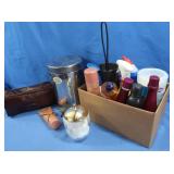 Metal Trash Can,Toilet Brush,Bathroom Cleaners&