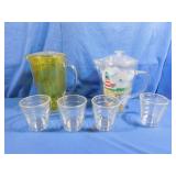 Plastic Water Pitchers,Glasses