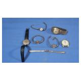 Vintage Wind Up Watches-Bulova,Helbros,Elgin&more