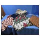 Silver Leaf Plates&Display Stands,Curtains,Linen