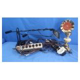 Digital Calendar/Clock,works,Metal Desk