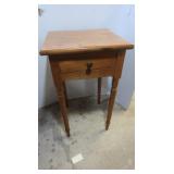 Wooden Nightstand 17.5x16.25x29"