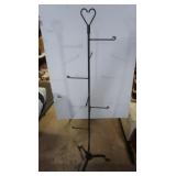 Wrought Iron Basket Hanging Stand 61.5"h