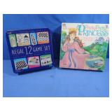 Pretty,Pretty Princess Game&Regal 12 Game Set