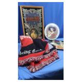 2 CocaCola Wall Clocks,CocaCola Tray,CocaCola