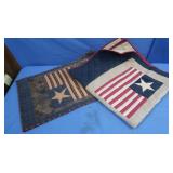 Patrotic Quilted Table Runner,48x16"& Patriotic