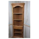 Wooden Corner Shelf Unit 24x12x73.5"
