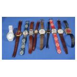 10 Ladies Quartz Watches-Vera Bradley,Guess,Nine