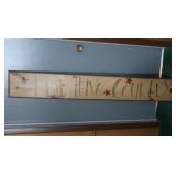 Wooden Sign-"Primitive Country" 60x9.25"