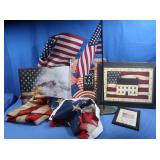 Patriotic Lot-Framed Pictures, American