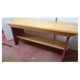 Wooden Hand Made Bench 20x45x14"