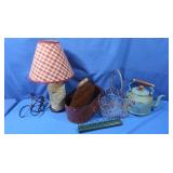 Country Dï¿½cor,Tea Kettle,Candle Lantern Desk