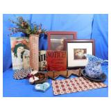 Framed Artwork,Wooden Coat Rack,Home Dï¿½cor&more