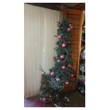 Decorated Christmas Tree 6ft/Star Topper,Small