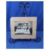 Vintage Photo(circa 1906/1908)w/metal display