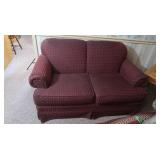Upholstered Love Seat 60x24x32",Good Cond