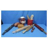 Handpainted Wooden Rolling Pins,unpainted Rolling