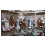 1994 June McKenna Resin Santas,Santa Figures