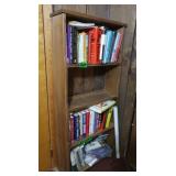 Wooden Book Shelf 25Wx9Dx54"H