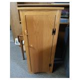 Wooden Cupboard 18x8.5x42",Good cond