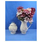 Provencal Garden Lenox Vase&Lidded Canister