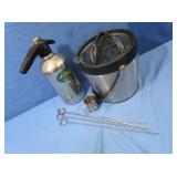 Vintage Soda King Syphon,Ice Bucket,Metal