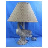 Ceramic Goose Base Table Lamp