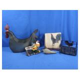 Metal&Ceramic Rooster Dï¿½cor&More
