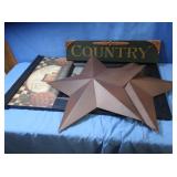 Wall Hanging Wooden Framed Mirror 2 Large tin