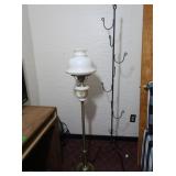 Wrought Iron Basket Rack Stand 64.25"H&Vintage